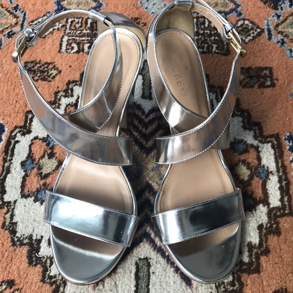 J.Crew Metallic Sandals - Picture 2 of 7